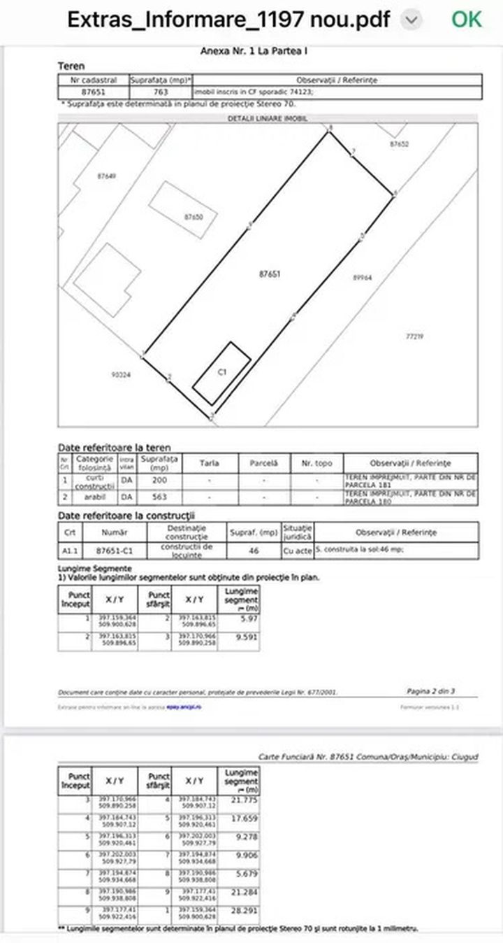Teren de vanzare CIUGUD - Alba anunturi imobiliare Alba