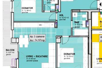 Apartament 3 camere de vanzare TIMISOARA - Timis anunturi imobiliare Timis