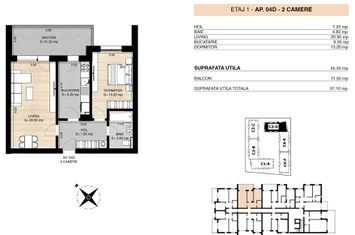 ROND OMV PIPERA - MILUNA RESIDENCE - APARTAMENT 2 CAMERE anunturi imobiliare Bucuresti