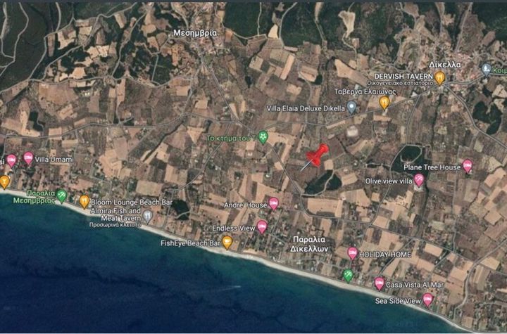 Teren construibil 20.615 mp în Dikella, vedere la mare anunturi imobiliare Grecia
