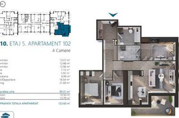 Apartament 4 camere de vanzare CLUJ-NAPOCA - Cluj anunturi imobiliare Cluj