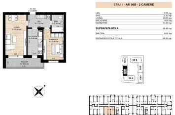 Rond OMV - Pipera - 2 camere - Faza 2 - Miluna Residence anunturi imobiliare Bucuresti