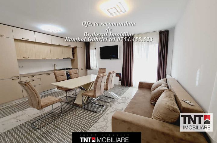 Apartament segment premium cu 3 camere,bloc nou 2 terase, etaj 2,mobilat zona Palas anunturi imobiliare Iasi