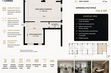 Spațiu Comercial Premium | 156,4 mp | Parter | Bloc nou finalizat | Sector 4 – Berceni anunturi imobiliare Bucuresti