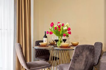 Barbu Vacarescu, 102 The Address, apartament 2 camere, modern mobilat, bloc din 2020, anunturi imobiliare Bucuresti