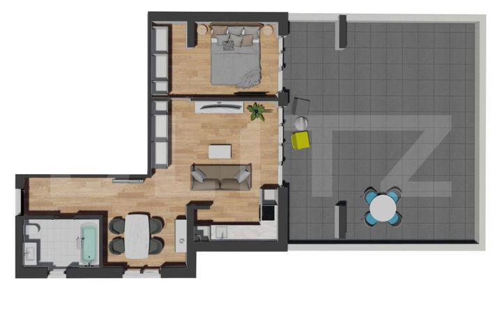 Apartament 2 camere de vanzare FLORESTI - Cluj anunturi imobiliare Cluj