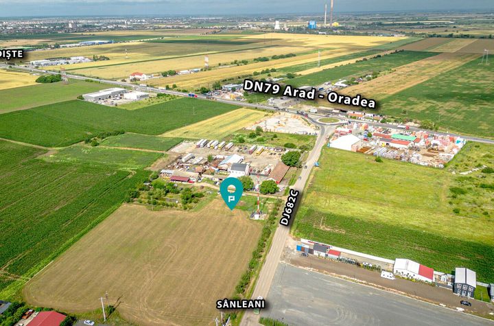 Teren intravilan 5500 mp Sânleani anunturi imobiliare Arad