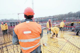 Momente grele şi în construcţii