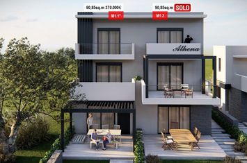Mezonetă nouă 2 dorm., 90 mp — Paralia Ofriniou anunturi imobiliare Grecia