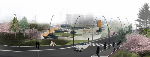 Cum ar putea arata Bucurestiul: Parc de 5 hectare in spatele Garii Obor