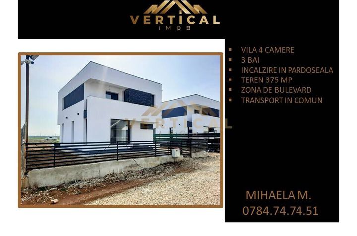 Vilă - 4 camere de vanzare COMUNA BERCENI - Bucuresti anunturi imobiliare Bucuresti