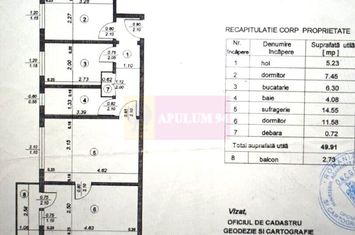 Apartament cu 3 camere de vanzare in Campina, central anunturi imobiliare Prahova