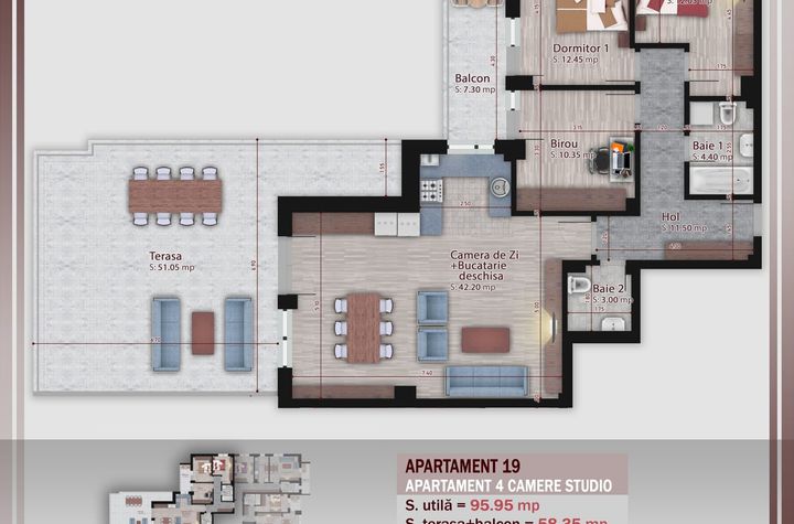 Apartament 4 Camere 154 Mp Terasa  Imobil Stil Boutique,Pallady-Nicolae Teclu,Metrou anunturi imobiliare Bucuresti