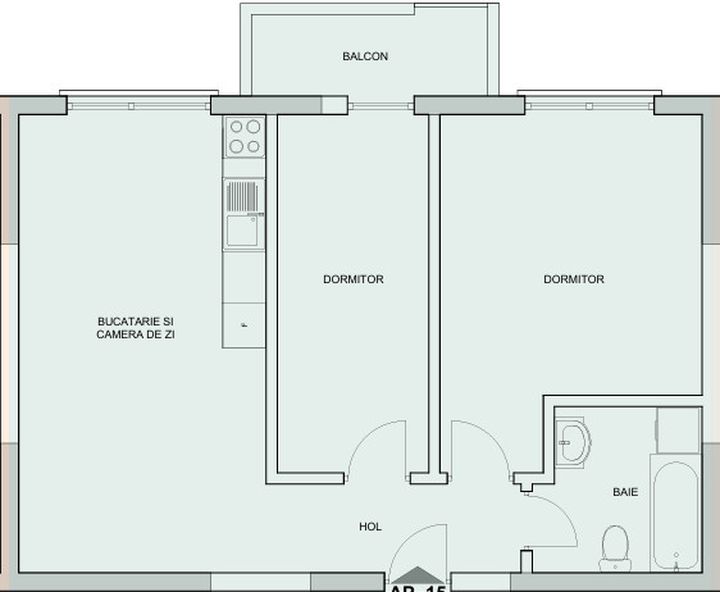 Apartament 3 camere de vanzare SIBIU - Sibiu anunturi imobiliare Sibiu