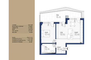 Apartament 2 camere de vanzare COPOU - Iasi anunturi imobiliare Iasi