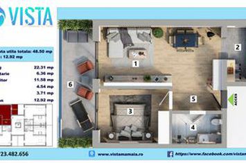 Apartament 2 camere de vanzare MAMAIA-SAT - Constanta anunturi imobiliare Constanta