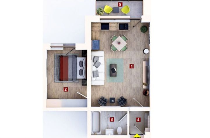 Apartament 2 camere de vanzare SANPETRU - Brasov anunturi imobiliare Brasov