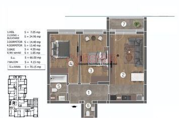 Avans doar 5325 euro - 3 camere - Parc Tudor Arghezi - Postalionului anunturi imobiliare Bucuresti