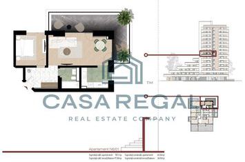 Apartament 2 camere, bloc exclusivist, 50.10 mp utili + 17.33 mp terasa anunturi imobiliare Bihor