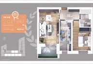 93.700 €, Apartament 2 camere