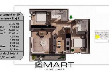 Apartament 3 camere de vanzare TRACTORU - Brasov anunturi imobiliare Brasov