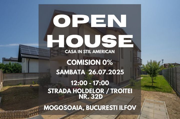 Casa în Stil American ! Mogosoaia/Chitila ! Regie Proprie ! anunturi imobiliare Bucuresti