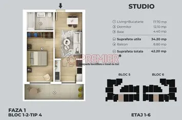 Metrou Berceni – Studio Premium | Mutare Rapidă | Lângă Pasarela Berceni anunturi imobiliare Bucuresti