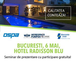 Cele mai moderne produse destinate piscinelor publice si private exclusiviste, prezentate la Bucuresti