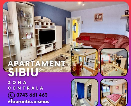 Apartament 2 camere Sibiu, 56 mp