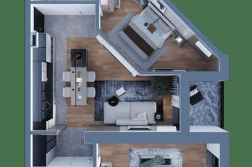 APARTAMENT 3 CAMERE IN BLOC NOU, OPEN SPACE, PROIECT EXCLUSIVIST anunturi imobiliare Iasi