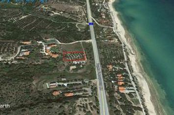 Teren construibil 1800 mp, Plaja Folia, la 90 metri de mare anunturi imobiliare Grecia