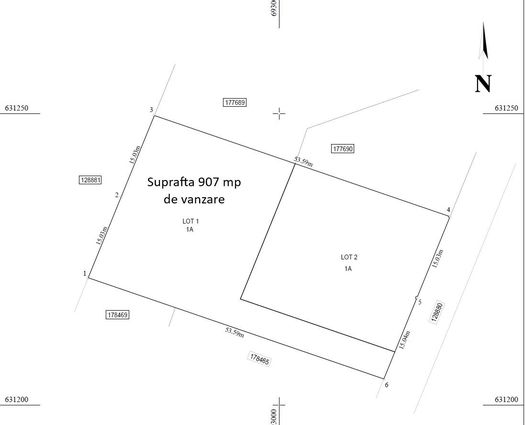 Teren Intravilan Galata, 907 mp