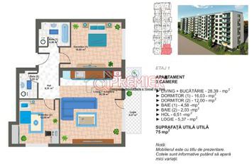 3 camere - discount de 12.000 €-sector 4 - Metrou-Aparatorii Patriei anunturi imobiliare Bucuresti