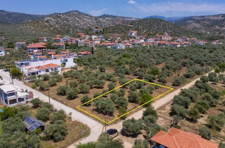 Teren construibil 1014 mp în Potos, Thassos anunturi imobiliare Grecia