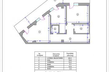 Apartament 3 camere de vanzare TOMIS PLUS - Constanta anunturi imobiliare Constanta