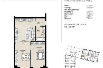 Apartament 2 camere de vanzare CLUJ-NAPOCA - Cluj anunturi imobiliare Cluj