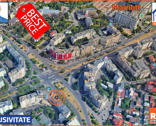 Apartament 2 camere 13 Septembrie, 54 mp