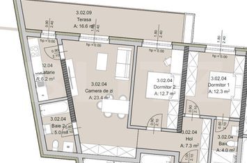 Apartament 3 camere de vanzare CLUJ-NAPOCA - Cluj anunturi imobiliare Cluj