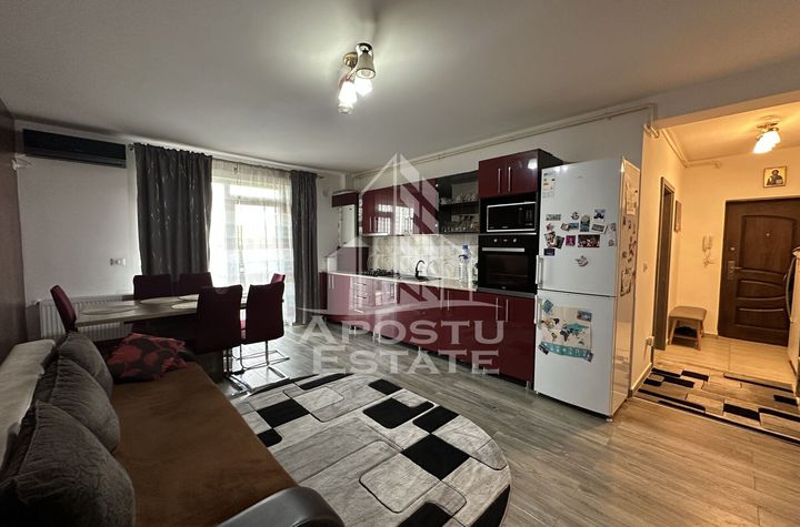 Apartament cu 3 camere mobilat si cu gradina proprie de 50mp in Giroc. anunturi imobiliare Timis