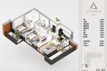 Titan Astorium 3 camere predare2025 calitate Premium DESIGNER INCLUS anunturi imobiliare Bucuresti