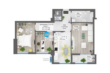 Apartament 3 camere de vanzare FRUMOASA - Iasi anunturi imobiliare Iasi