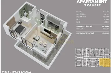 APARTAMENT 2 CAMERE-DRUMUL FERMEI anunturi imobiliare Bucuresti