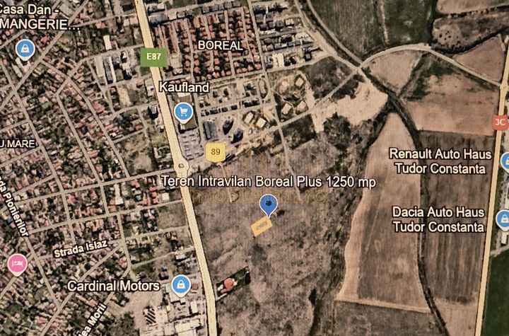 Boreal Plus | Teren intravilan la 5' de Kaufland | Oportunitate unică! anunturi imobiliare Constanta