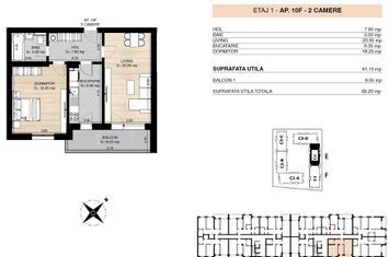 ROND OMV PIPERA - MILUNA RESIDENCE - APARTAMENT 2 CAMERE anunturi imobiliare Bucuresti