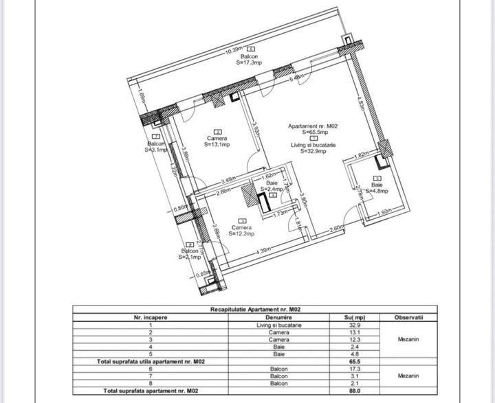 Apartament 3 camere de vanzare CLUJ-NAPOCA - Cluj anunturi imobiliare Cluj