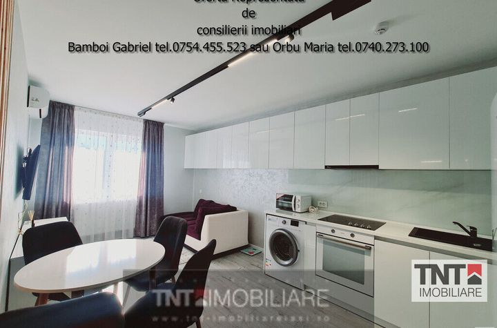 TNT IMOBILIARE propune spre inchiriere in EXCLUSIVITATE un apartament cu 2 camere modern anunturi imobiliare Iasi