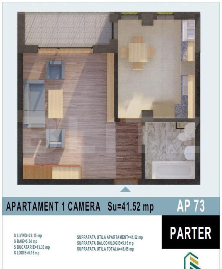 Garsonieră de vanzare BISTRITA - Bistrita-Nasaud anunturi imobiliare Bistrita-Nasaud
