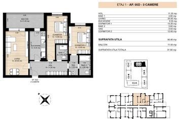 ROND OMV PIPERA - MILUNA RESIDENCE - APARTAMENT 3 CAMERE anunturi imobiliare Bucuresti