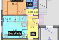 158.000 €, Apartament 2 camere