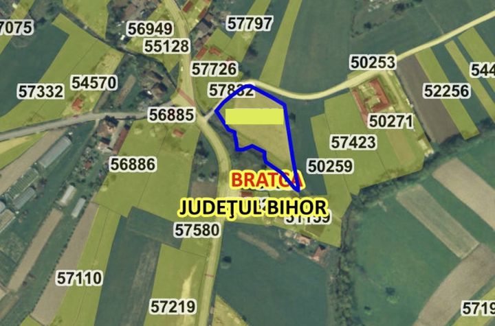 Teren de vanzare BRATCA - Bihor anunturi imobiliare Bihor